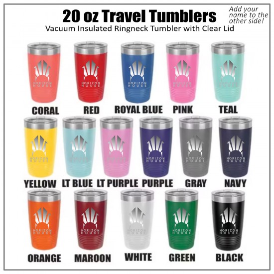 HH 20 oz Travel Tumbler with Logo