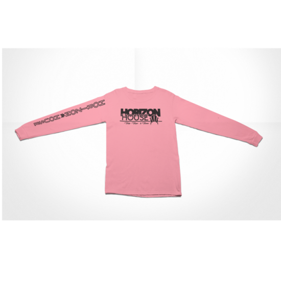 Horizon House Long Sleeve HELP HOPE HOME Slogan T-shirt