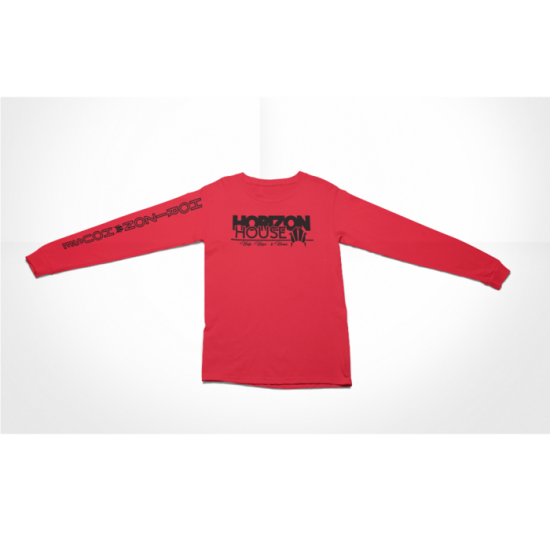 Horizon House Long Sleeve HELP HOPE HOME Slogan T-shirt