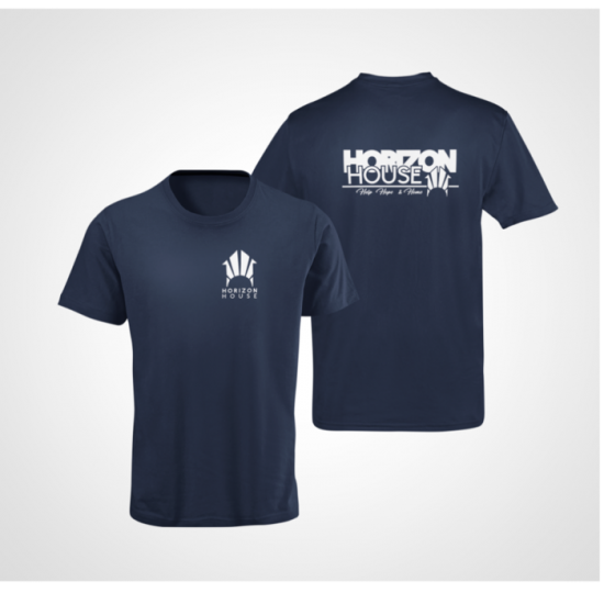 Horizon House Short Sleeve HELP HOPE HOME Slogan T-shirt